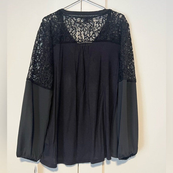 I.N.C black blouse - Picture 2 of 4